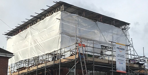 Temporary roofs
